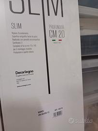 Mensole 80x20x1.8 bianche 