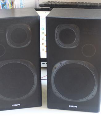 Coppia 2x Philips AK 141/10 Casse acustiche vintag