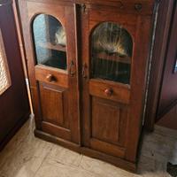 mobiletto/vetrinetta in legno 
