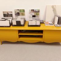 SIDEBOARD GIALLO LACCATO OPACO