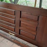 Portoncino in legno massello di pino di Svezia