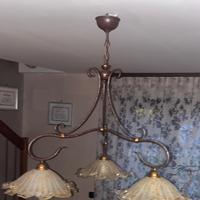 Lampadario in vetro di Murano