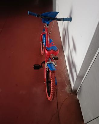 bici per bambino spiderman 