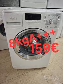 Lavatrice Whirlpool 8kg classe Apiupiupiu 