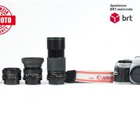 Canon Ae1 Program Kit 50 + 28 + 70-140