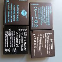 4 Batterie compatibili con Panasonic Lumix DMC