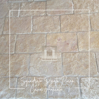 Pavimentazione rustica in pietra di Apricena