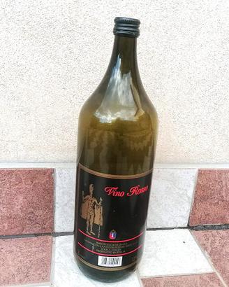 bottiglione in vetro per olio e vino da 2L. lavati