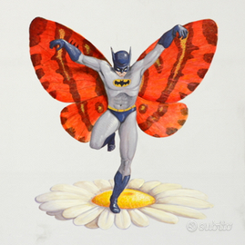 CUOGHI VANNI "Bat-terfli (licenza poetica)" 50x50