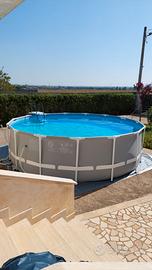 Piscina fuori terra INTEX rotonda 4,57 m × 1,22 m