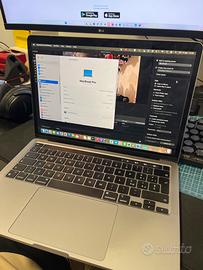 Macbook pro 2020 m1 256gb + 8gb ram