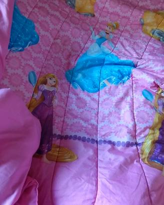 Piumone letto bimba principesse Disney