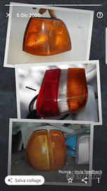 Fanali anteriori posteriori freccia bmw e36 alfa