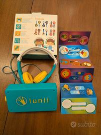 Racconta storie interattivo Lunii con cuffie