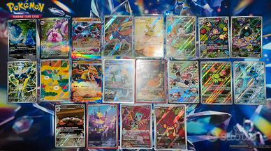 Lotto 50 carte Pokémon vari set ex ill.rare alt.