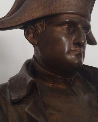Busto Napoleone su colonna marmo