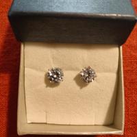 Orecchini argento con zirconi 