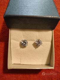 Orecchini argento con zirconi 