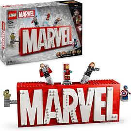 LEGO MARVEL Logo e Minifigure Supereroi