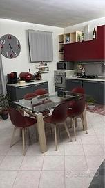 tavolo calligaris con sedie