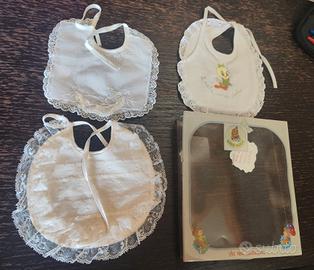 Set di tre bavaglini per neonato