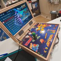 Valigia retro games assemblata a mano con  4710 gi