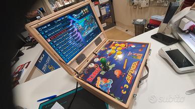 Valigia retro games assemblata a mano con  4710 gi