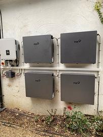 Kit 10kw fotovoltaico accumulo litio 6kw off grid