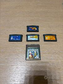 Lotto 5 Giochi Nintendo Game Boy Advance e Color