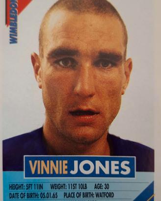 Figurina calciatori VINNIE JONES Super Players '96