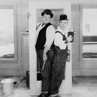 POSTER Stan Laurel & Oliver Hardy *NUOVO*