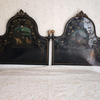 antico letto matrimoniale in ferro