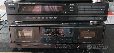 Tuner e piastra Aiwa