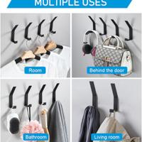 attaccapanni in metallo nero