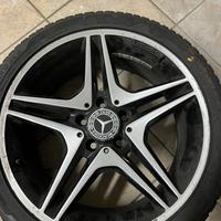 Cerchi in lega  Mercedes diamantati 18+gomme.