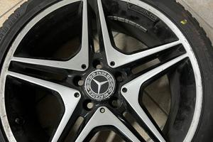 Cerchi in lega  Mercedes diamantati 18+gomme.