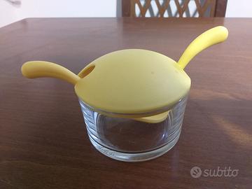 CIOTOLA PORTA FORMAGGIO CON CUCCHIAINO