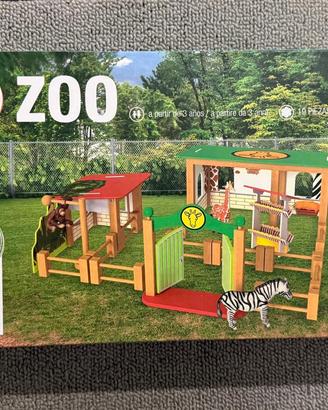 Zoo Giocattolo in Legno  NUOVO Mai montato