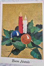 cartolina Natale anno 1975  Eros Bonamini