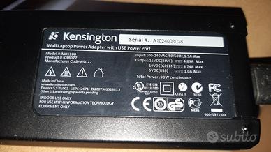 Kensington M01100 alimentatore per PC portatili