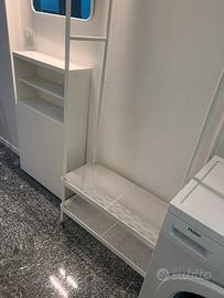 Scaffale bianco Ikea Mackapar