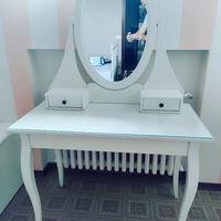 Toeletto scrivania con specchio