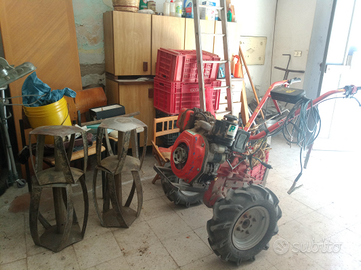 Motozappa a diesel con accensione elettronica