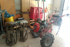 Motozappa a diesel con accensione elettronica