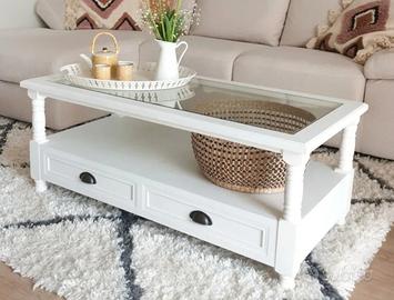 Tavolino Maison du Monde bianco 