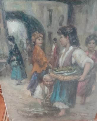 quadro  olio su tela 