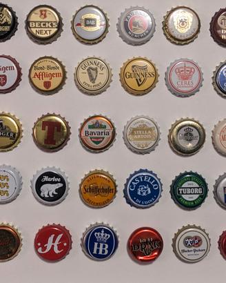 Collezione tappi birra a corona