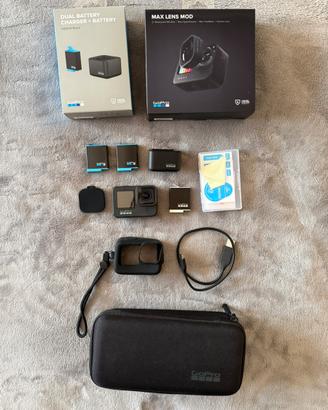 Gopro 9 black + max lens