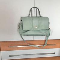 Borsa (portapannolini) in vera pelle made in Italy