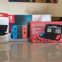 Nintendo Switch + Sd 64gb + accessori con difetto